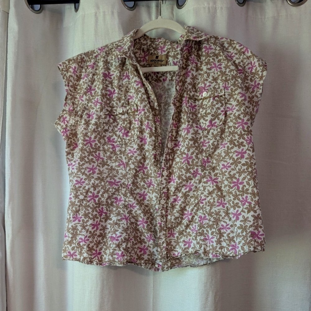 Woolrich Women's Floral Cotton Button up